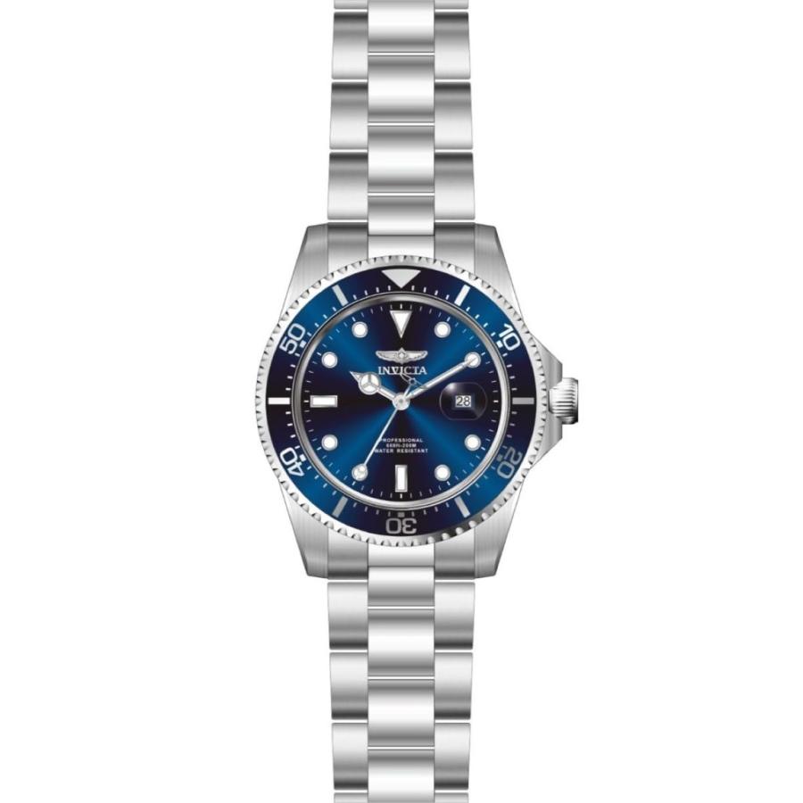 Invicta Pro Diver 腕時計 メンズ クオーツ シルバー ステンレス ブルー文字盤 200m防水 22019 |  | 02