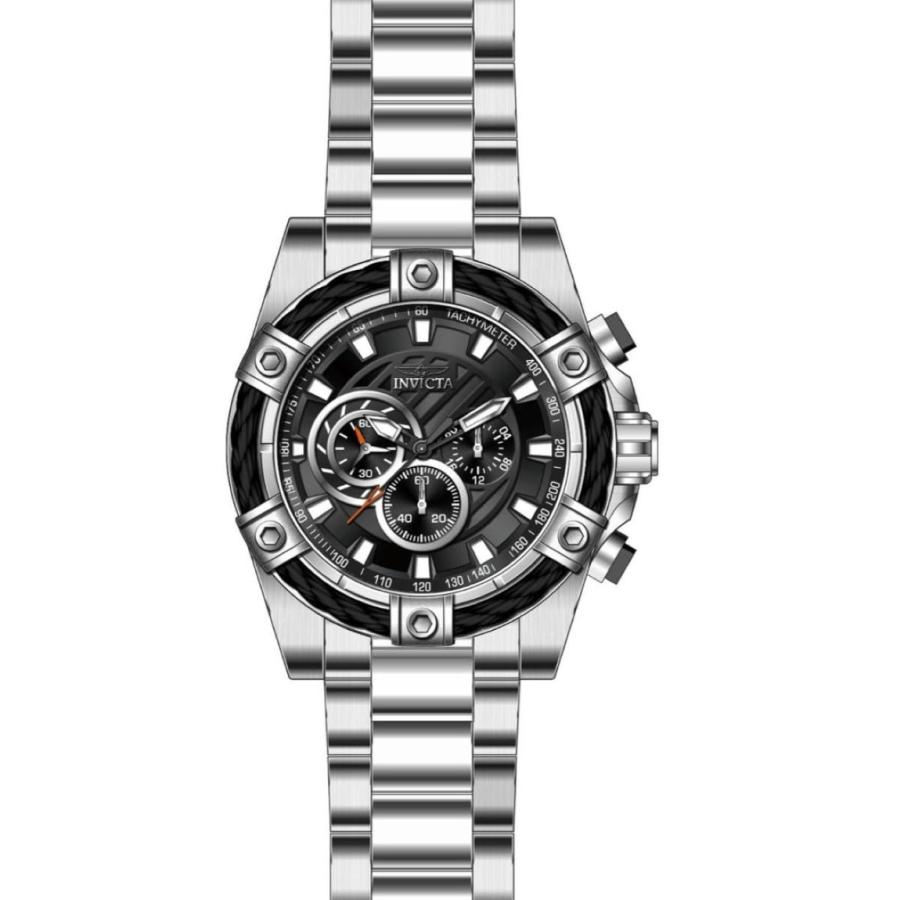 Invicta Bolt 腕時計 クロノグラフ ブラック文字盤 ステンレススチール クオーツ メンズ 25512 |  | 01