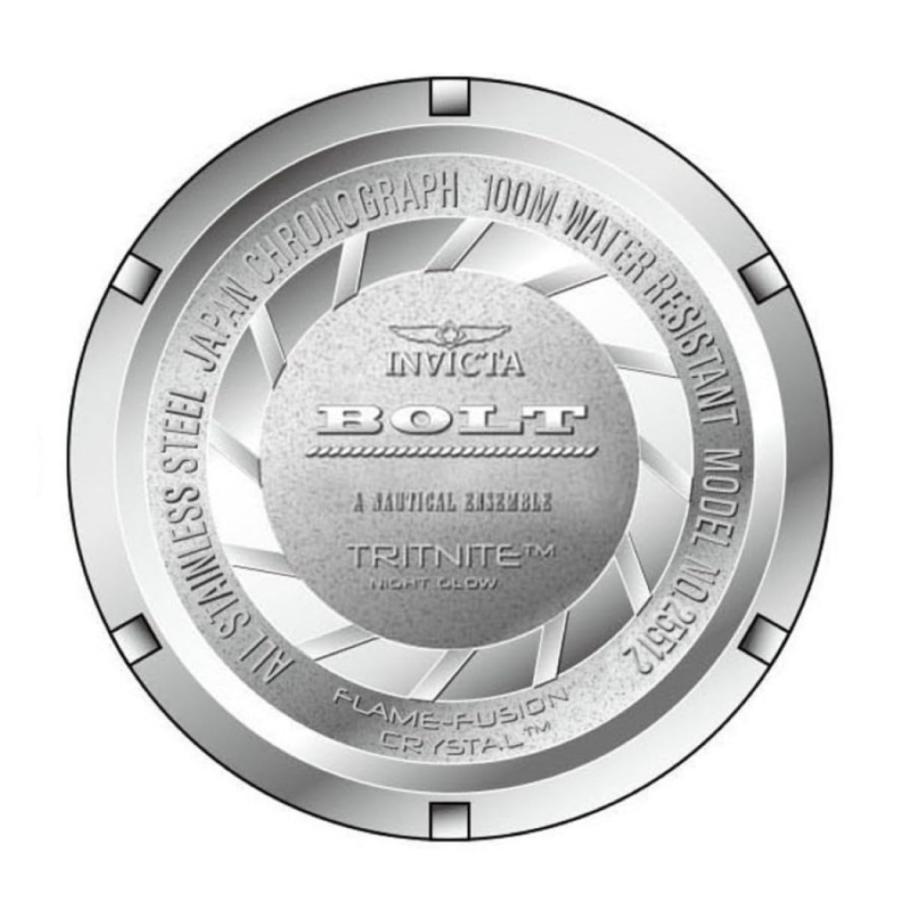 Invicta Bolt 腕時計 クロノグラフ ブラック文字盤 ステンレススチール クオーツ メンズ 25512 |  | 02