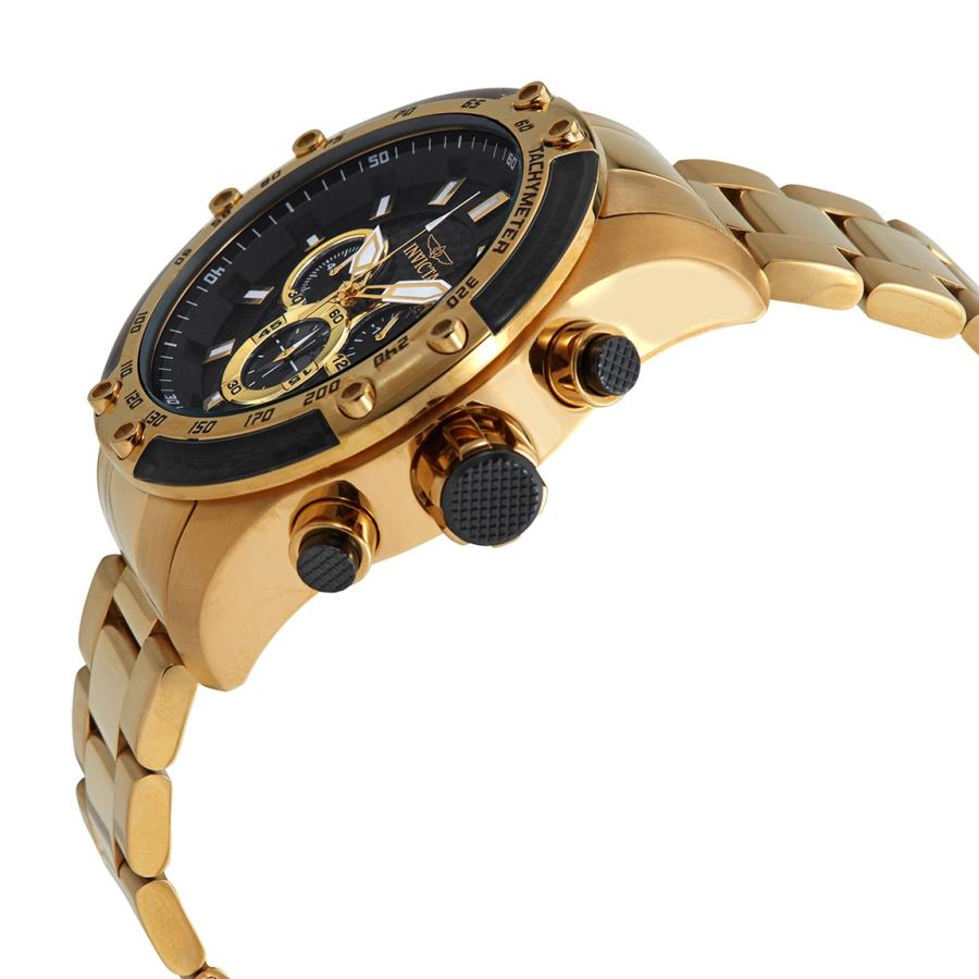 Invicta Speedway Chronograph 腕時計 ブラックダイヤル クォーツ メンズ 28658 |  | 01