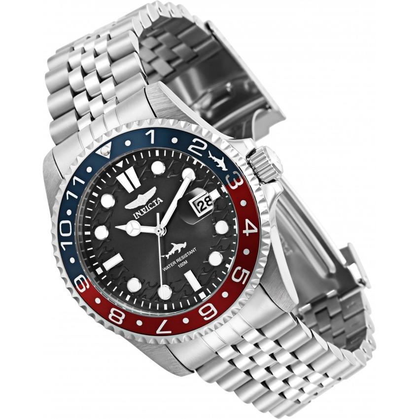 Invicta Pro Diver 腕時計 メンズ ブラック文字盤 ペプシベゼル クオーツ 30619 |  | 01