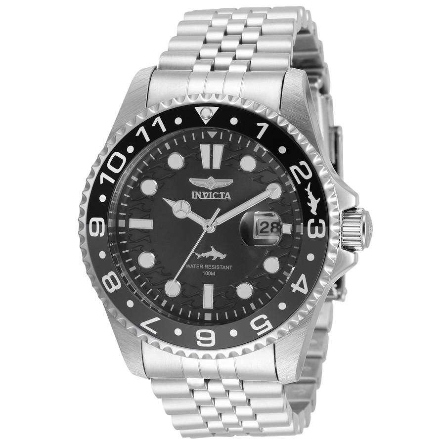 Invicta Pro Diver 腕時計 ブラック文字盤 クォーツ メンズ ステンレス 35129 | 