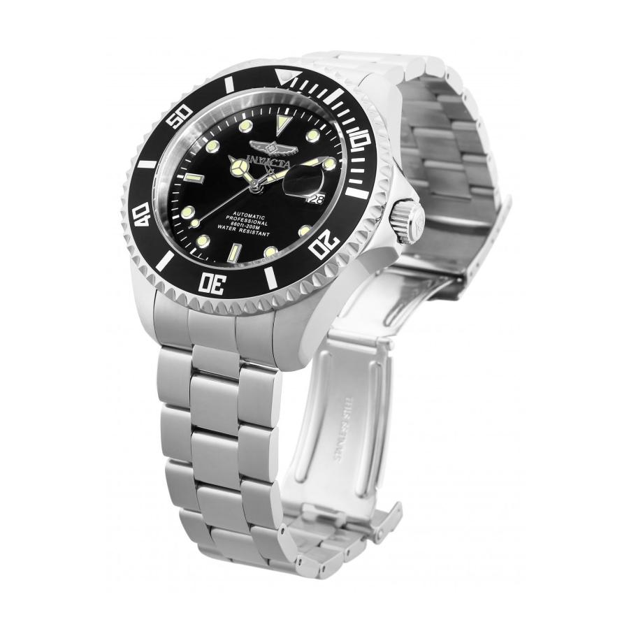 Invicta Pro Diver 腕時計 自動巻 ブラック文字盤 ステンレス メンズ 35717 |  | 01