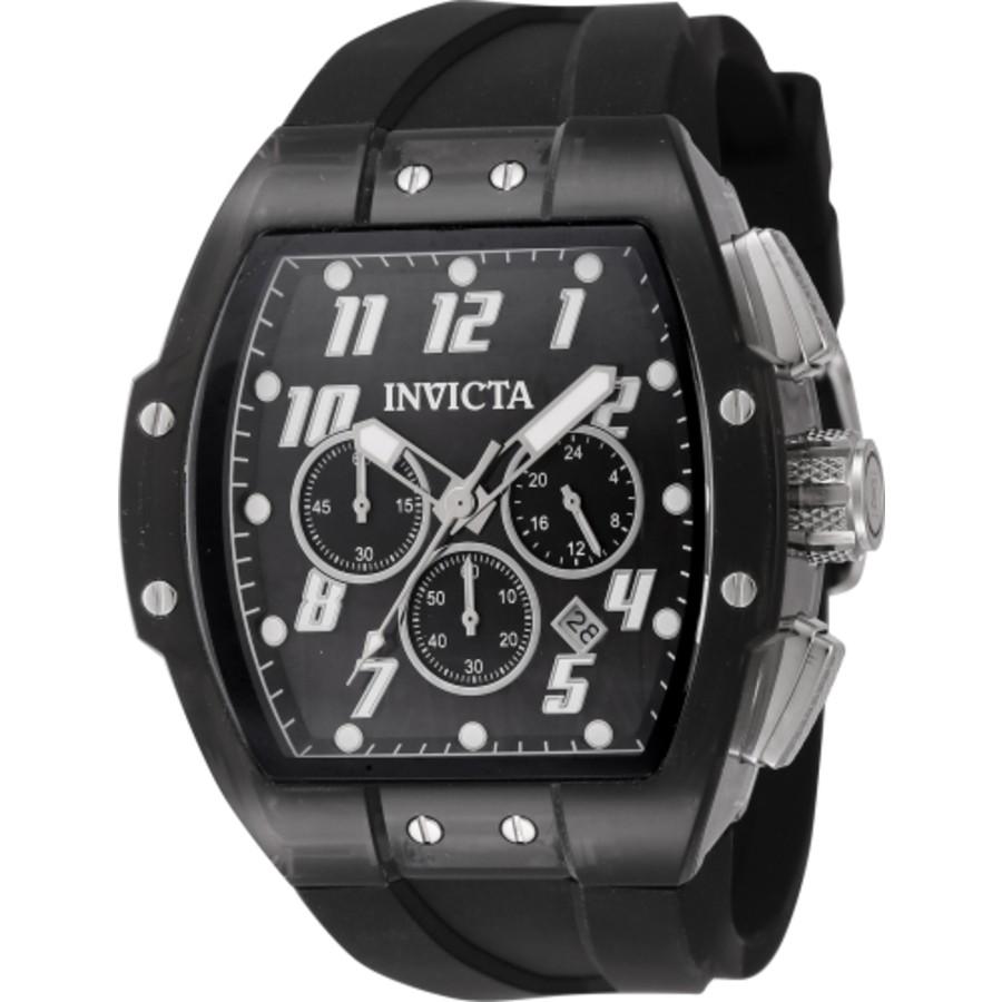 Invicta S1 Rally 腕時計 クロノグラフ GMT クオーツ ブラック文字盤 メンズ 45480 | 