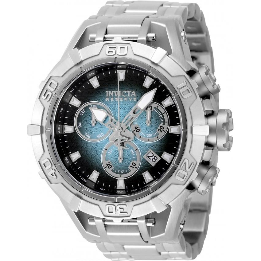 Invicta Reserve Ocean Warrior 腕時計 メンズ ブルー＆ブラック文字盤 クロノグラフ クォーツ 47850 | 