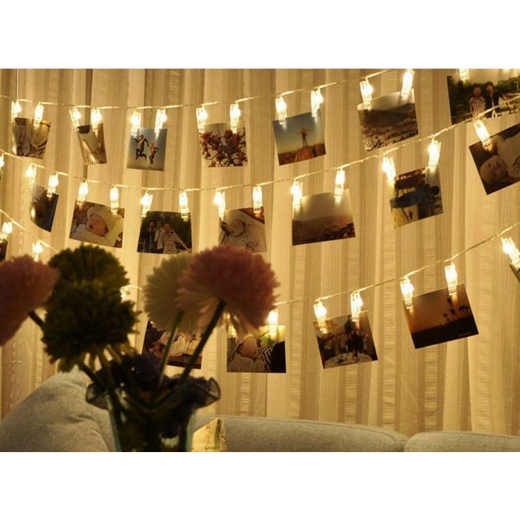 フォトクリップ式 LEDライト デコレーションライト クリスマス パーティー おしゃれ 結婚式 誕生日 バレンタイン イベント パーティー会場 電飾 | 