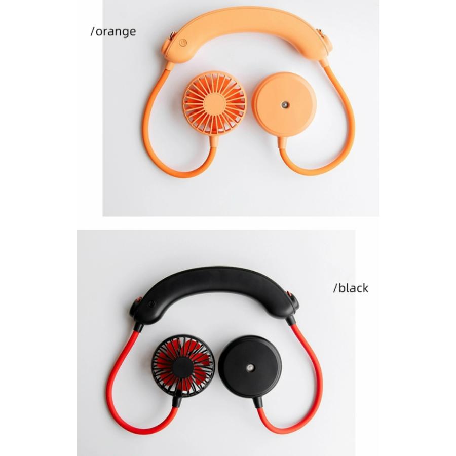 首かけ 扇風機 静音 2020 ミスト 加湿機能 360度回転 ネックファン 充電式 おしゃれ 卓上 人気 風量調節 オフィス |  | 02