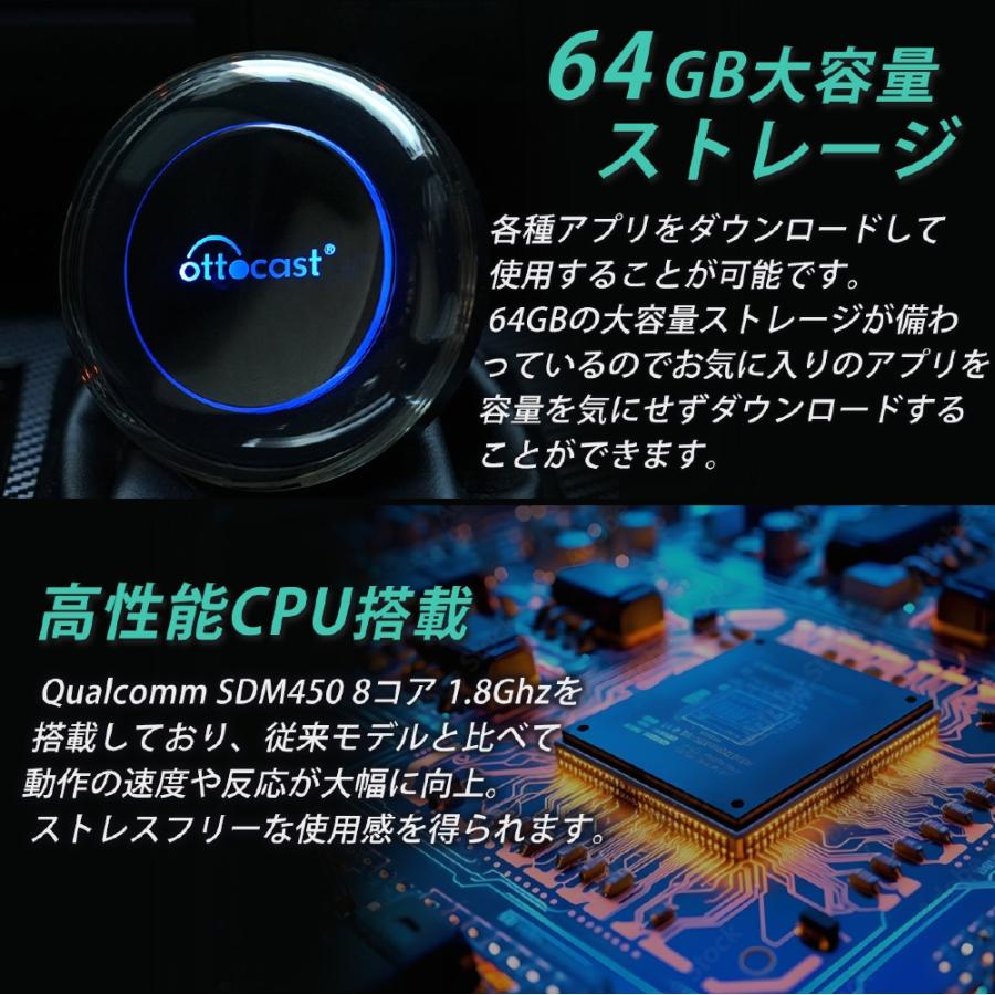 Ottocast carplay オットキャスト PCS40 PICASOU2 AI Box HDMI ワイヤレス Android Auto  国内正規品 最新モデル リモコン付き 1年保証 |  | 06