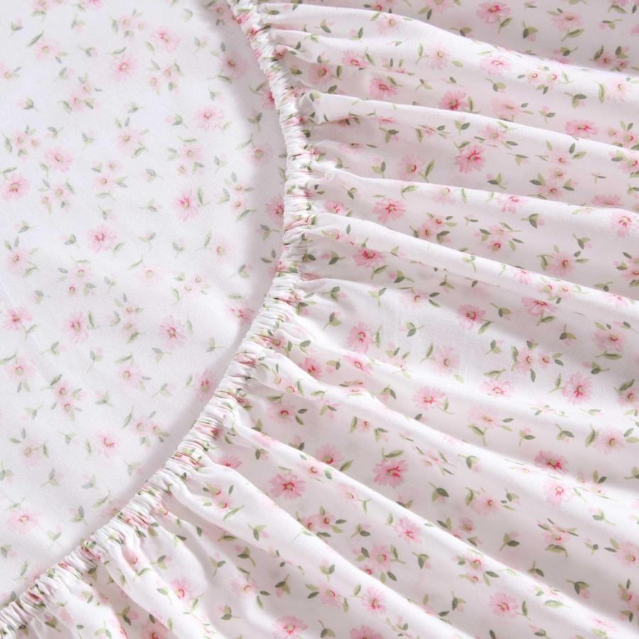 Laura Ashley ベッドシーツセット コットン100% パーケール織 花柄 ピンク |  | 04
