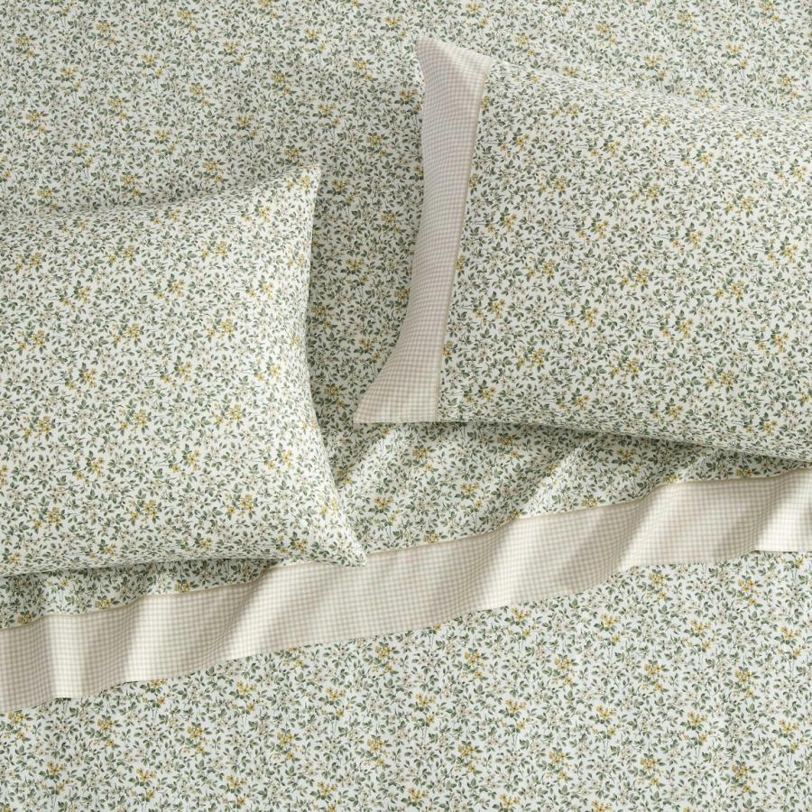 Laura Ashley ベッドシーツセット 花柄 グリーン コットン パーケール 4点セット |  | 02