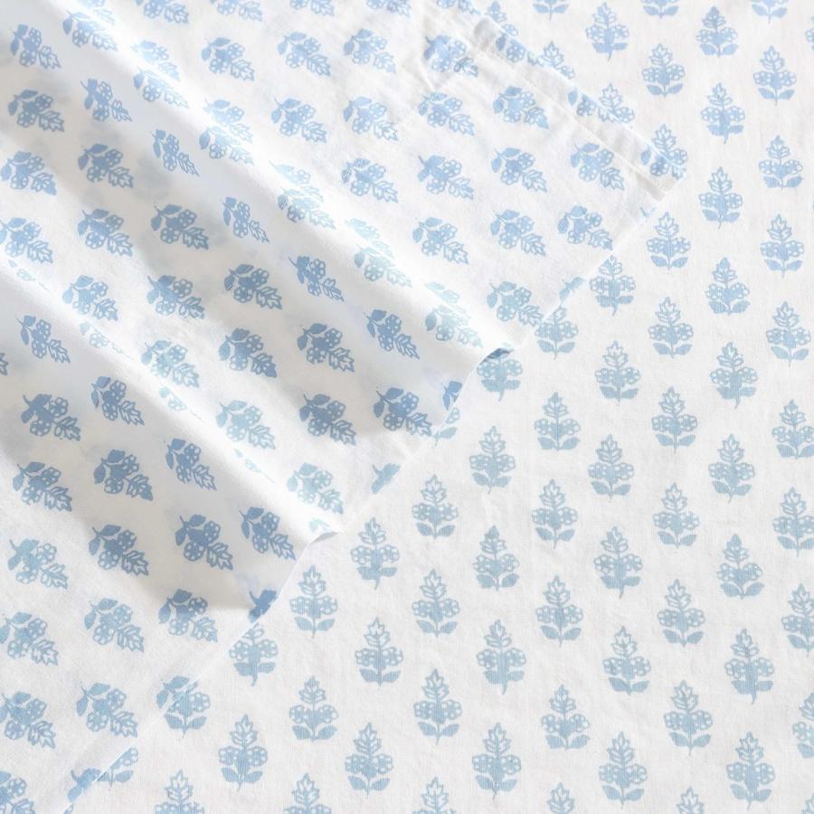 Laura Ashley ベッドシーツセット コットン パーケール Francesca Blue 花柄 寝具セット 4点セット |  | 01