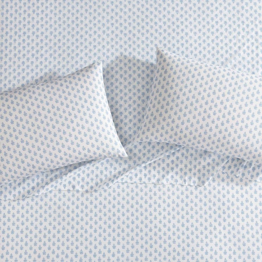 Laura Ashley ベッドシーツセット コットン パーケール Francesca Blue 花柄 寝具セット 4点セット |  | 04