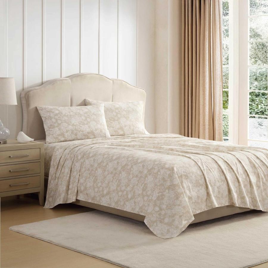 Laura Ashley シーツセット コットン パーケール 花柄 Meredith Brown ベッド用寝具 | 