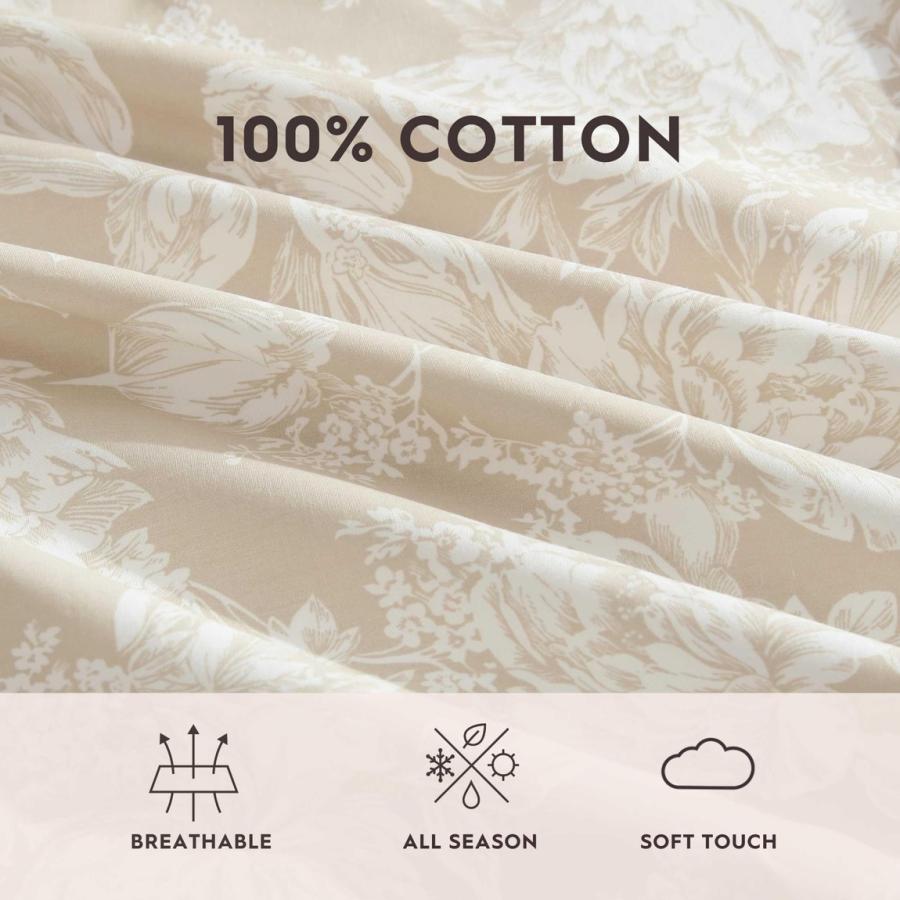 Laura Ashley シーツセット コットン パーケール 花柄 Meredith Brown ベッド用寝具 |  | 04