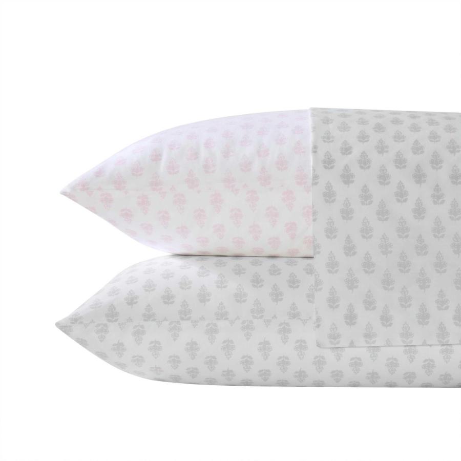 Laura Ashley ベッドシーツセット Francesca Pink コットン パーケール 布団カバー ピローケース |  | 07