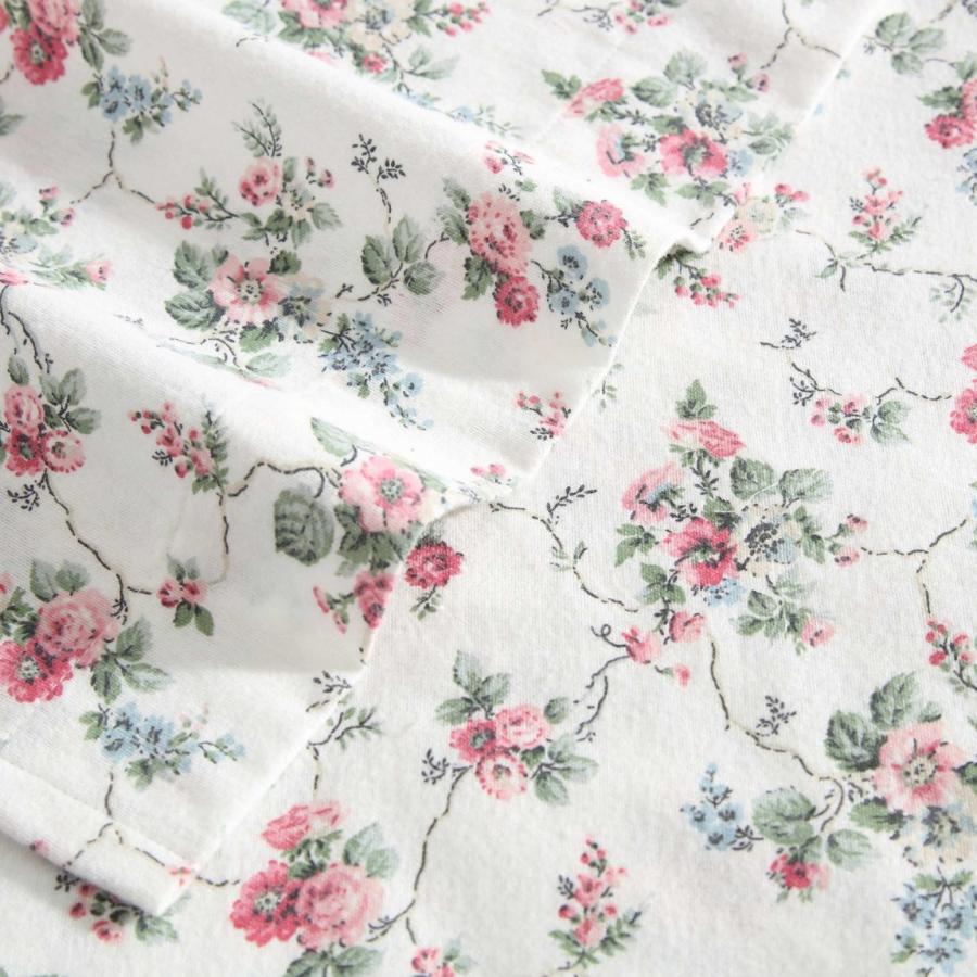 Laura Ashley フランネルシーツ 綿100% 花柄 Le Fleur Pink ボックスシーツ 枕カバー |  | 02