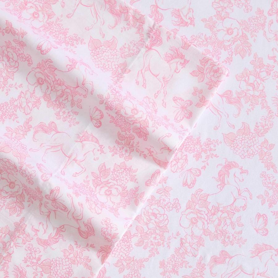 Laura Ashley ベッドシーツセット ピンク ユニコーン柄 寝具カバーセット |  | 02
