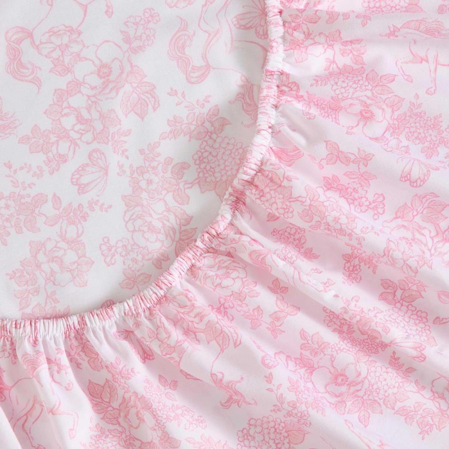 Laura Ashley ベッドシーツセット ピンク ユニコーン柄 寝具カバーセット |  | 04