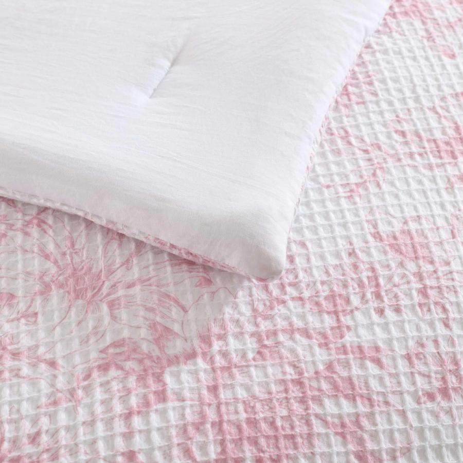 Laura Ashley コンフォーターセット Delphine パステルピンク 花柄 ワッ 生地 寝具セット |  | 05