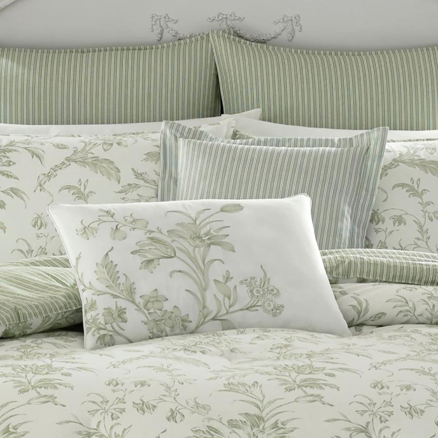 Laura Ashley Home デュベカバーセット Natalie Green 花柄 リバーシブル コットン 寝具 |  | 04