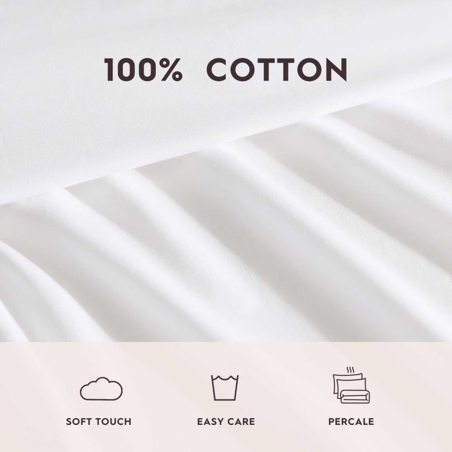Laura Ashley ベッドシーツセット スカラップブルー コットンパーケール 綿100% 4点セット |  | 05