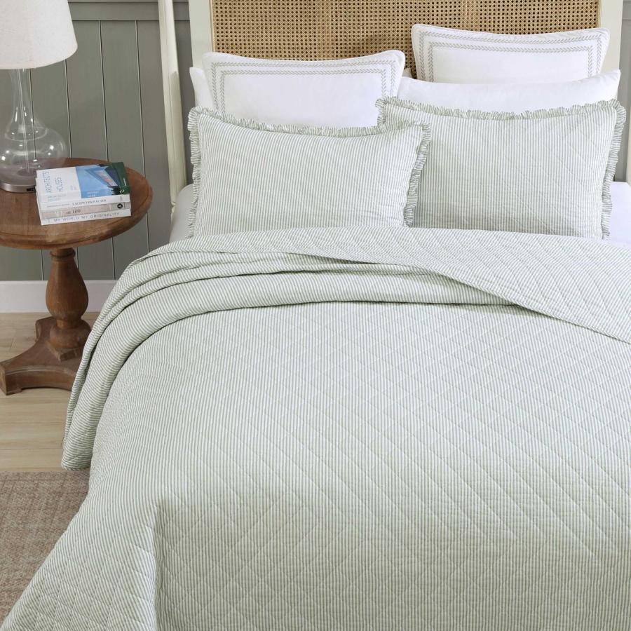 Laura Ashley キルトセット ベッドスプレッド オックスフォード