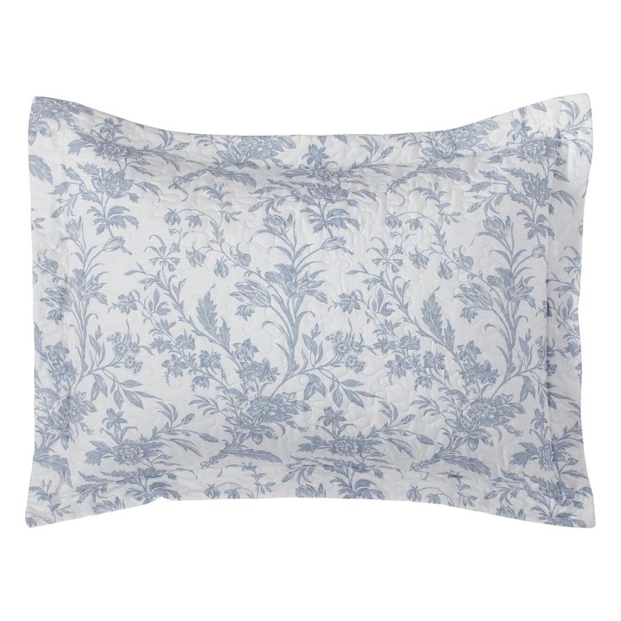 Laura Ashley キルトセット アンバーリーソフトブルー 花柄 ベッドカバー 寝具セット |  | 07