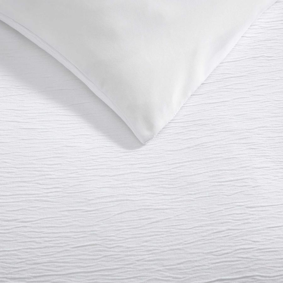Laura Ashley デュベカバーセット ホワイト クリンクル加工 布団カバー 枕カバー3点セット |  | 05