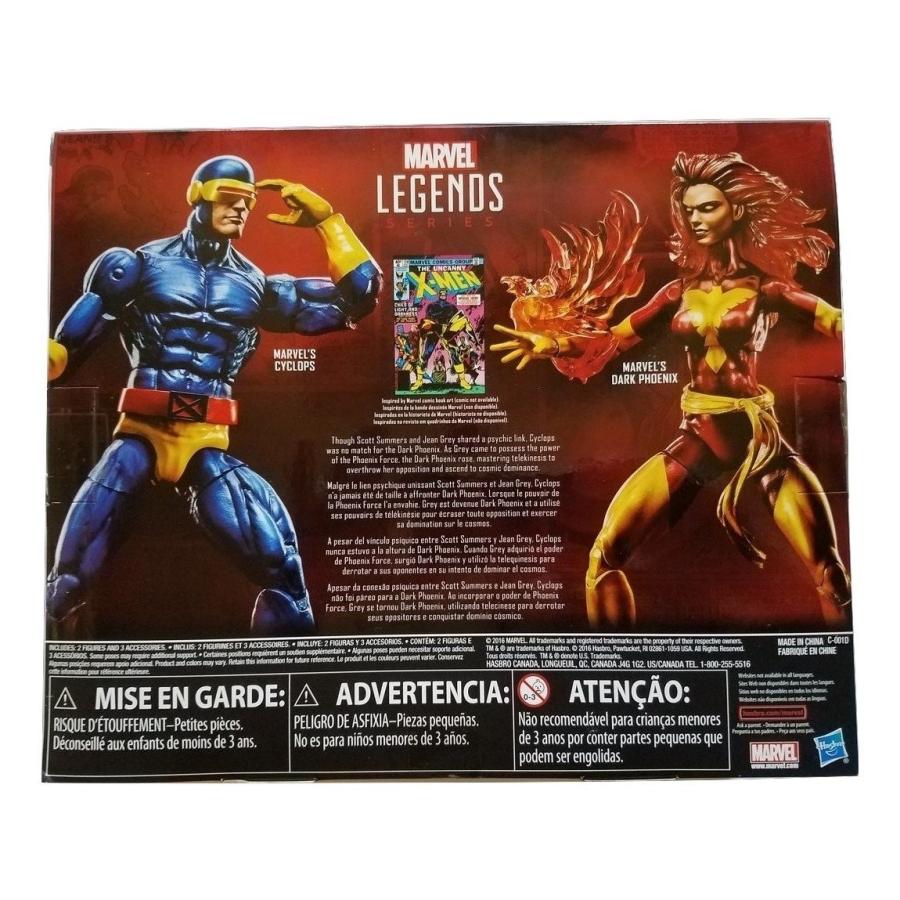 マーベル マーベルレジェンド X-MEN サイクロプス ＆ ダーク・フェニックス 2体セット アクションフィギュア コミック版 |  | 01