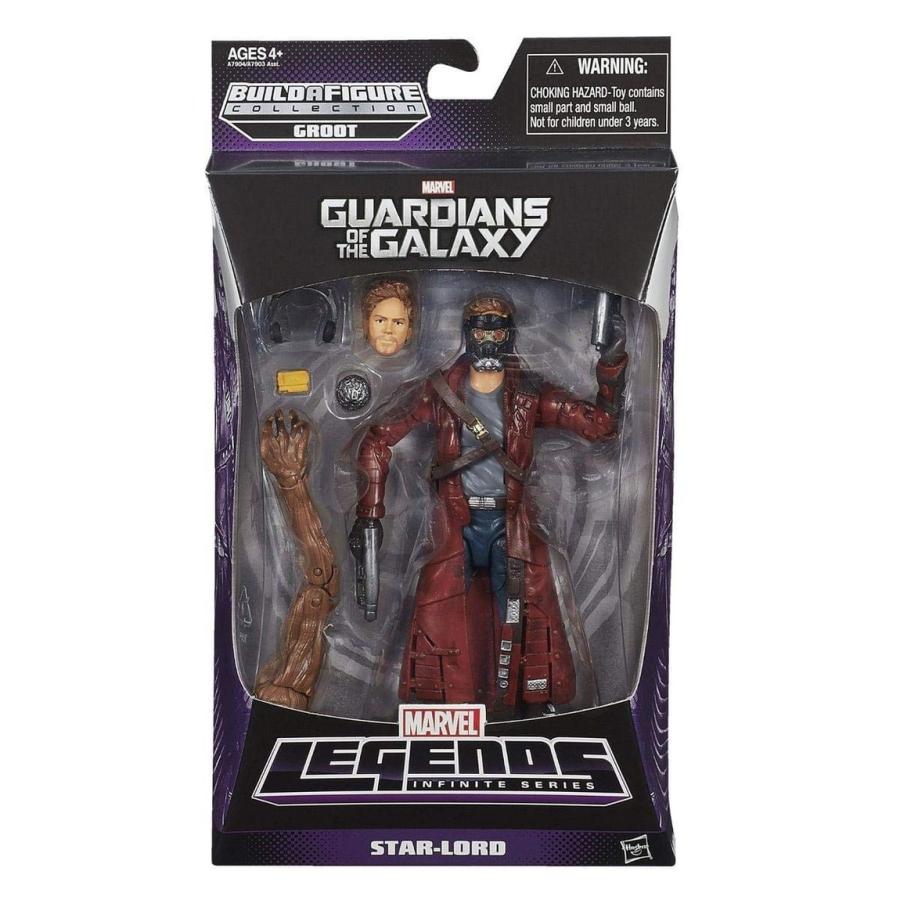 マーベル ガーディアンズ・オブ・ギャラクシー スター・ロード アクションフィギュア 6インチ ビルド・ア・フィギュア グルートパーツ付属 |  | 01