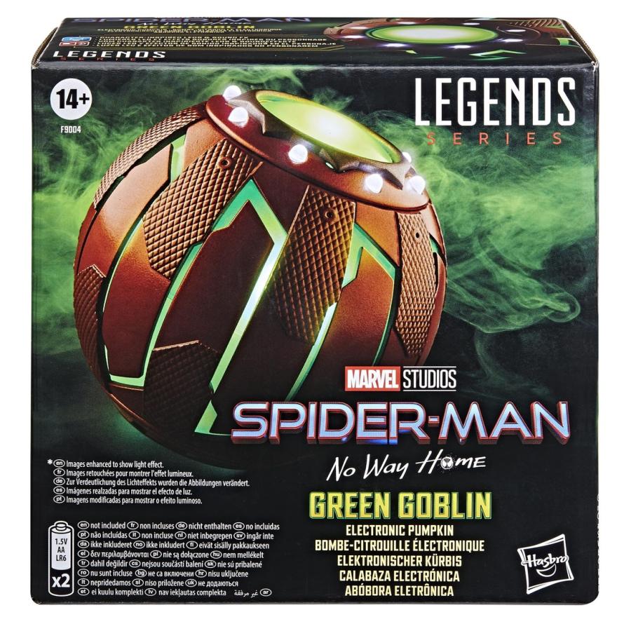 マーベル マーベルレジェンド グリーン・ゴブリン パンプキン・ボム ロールプレイ玩具 スパイダーマン：ノー・ウェイ・ホーム ライト＆サウンド |  | 01