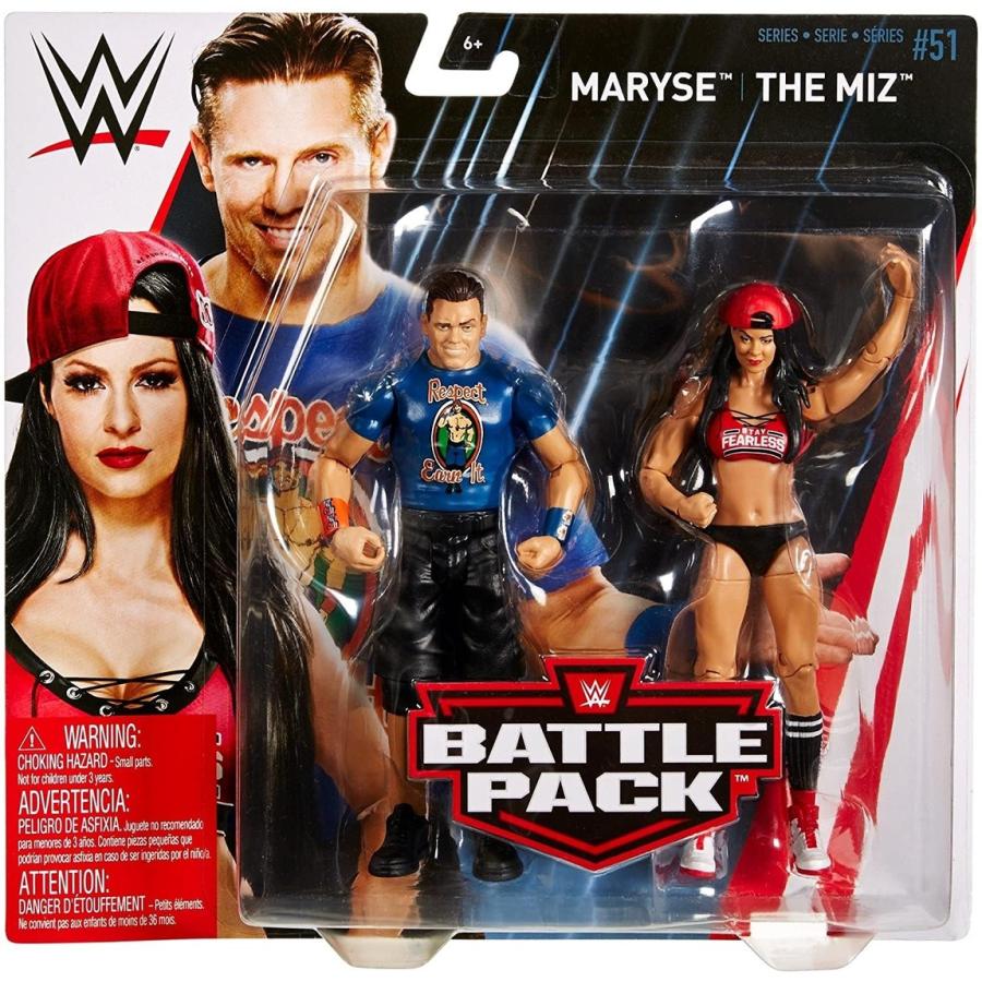 WWE バトルパック ザ・ミズ ＆ マリース アクションフィギュア 2体セット プロレス フィギュア | 