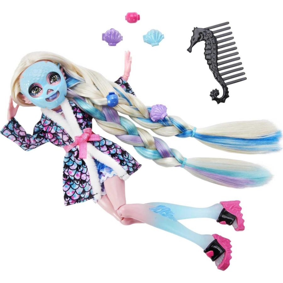 モンスターハイ スパ・デイ ラグーナ・ブルー ドール プレイセット ヘアアクセサリー ヘアチョーク タトゥーシール 着せ替え |  | 04