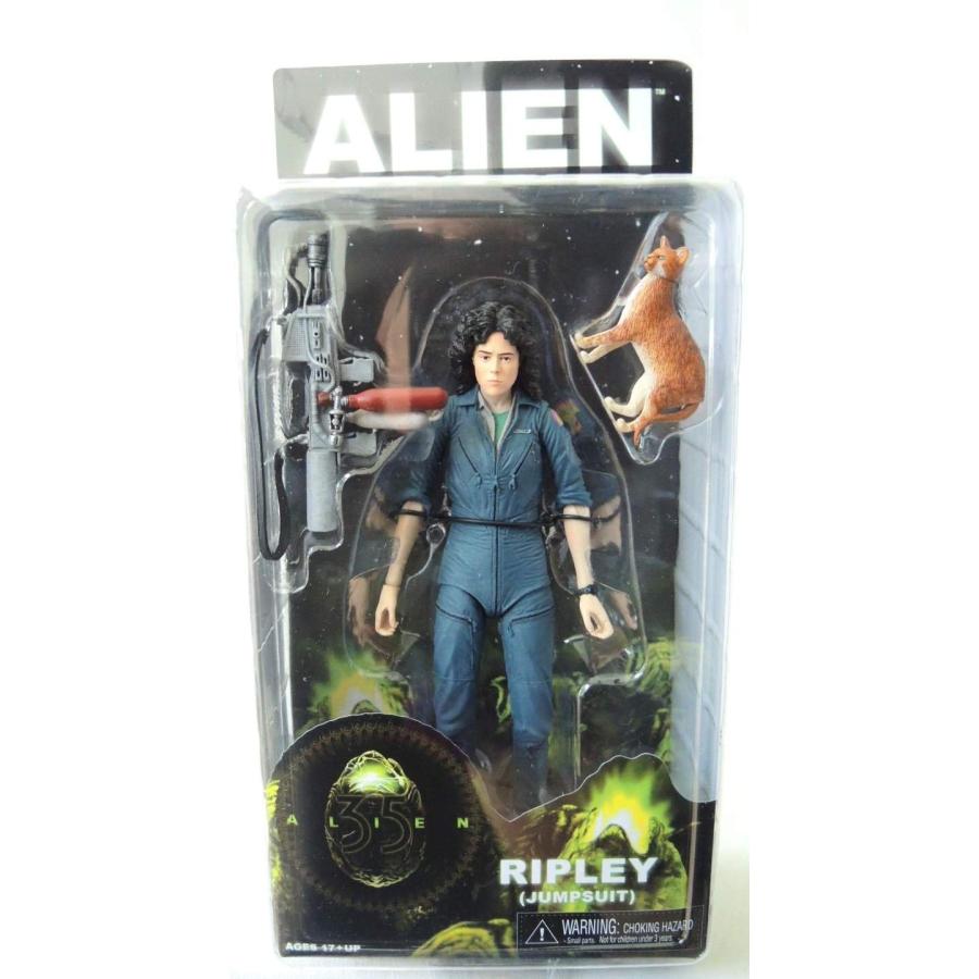 NECA エイリアン シリーズ4 エレン・リプリー ノストロモ号 ジャンプスーツ アクションフィギュア 7インチ | 