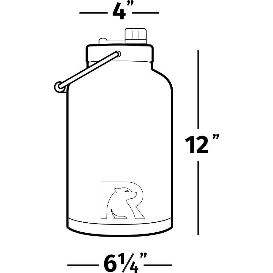 RTIC ジャグ 水差し 水筒 1ガロン ブラック マット 真空保温 大型 ハンドル付き 12カラー |  | 02