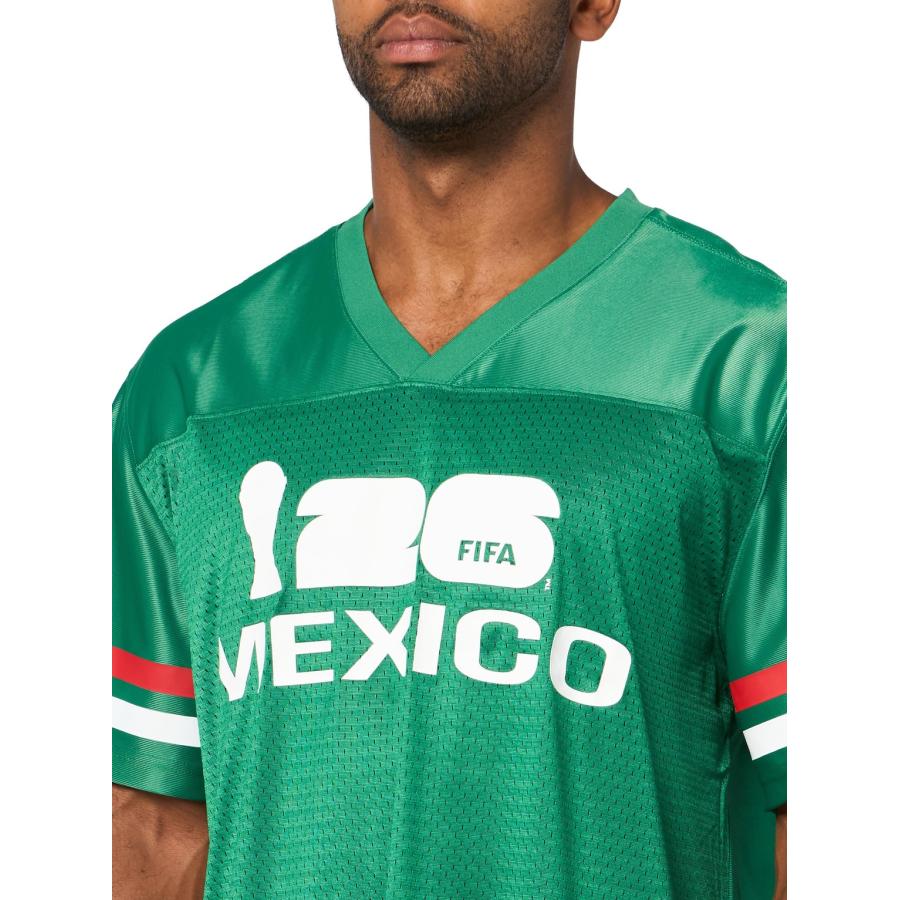 Outerstuff FIFA ワールドカップ 2026 メキシコ代表 Mexico 半袖 Vネック フットボールジャージ Tシャツ サッカー |  | 01