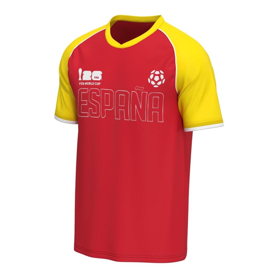 Outerstuff FIFA ワールドカップ 2026 スペイン代表 Spain ラグラン Tシャツ サッカー ジャージ メンズ スポーツウェア | 