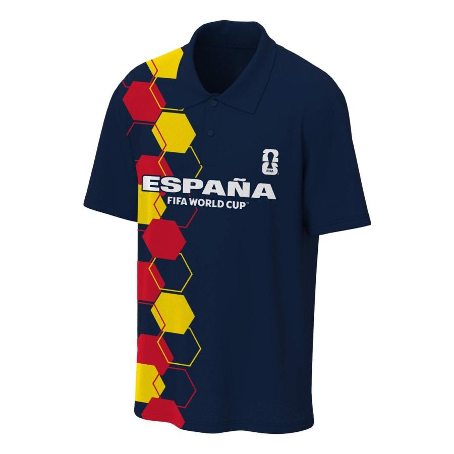 Outerstuff FIFAワールドカップ 2026 スペイン代表 Spain ポロシャツ 半袖 パフォーマンス ポロ スポーツ 応援グッズ | 