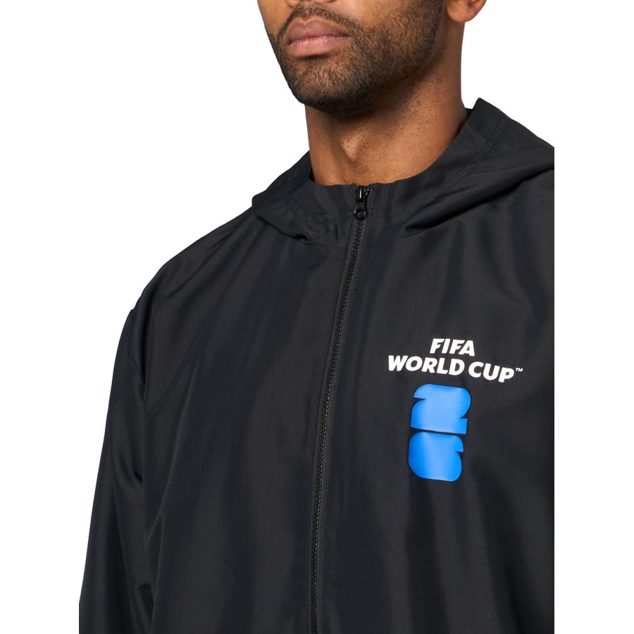 Outerstuff FIFA 2026 ワールドカップ World Cup イベント フルジップ レインジャケット ブラック サッカー フーディ |  | 01