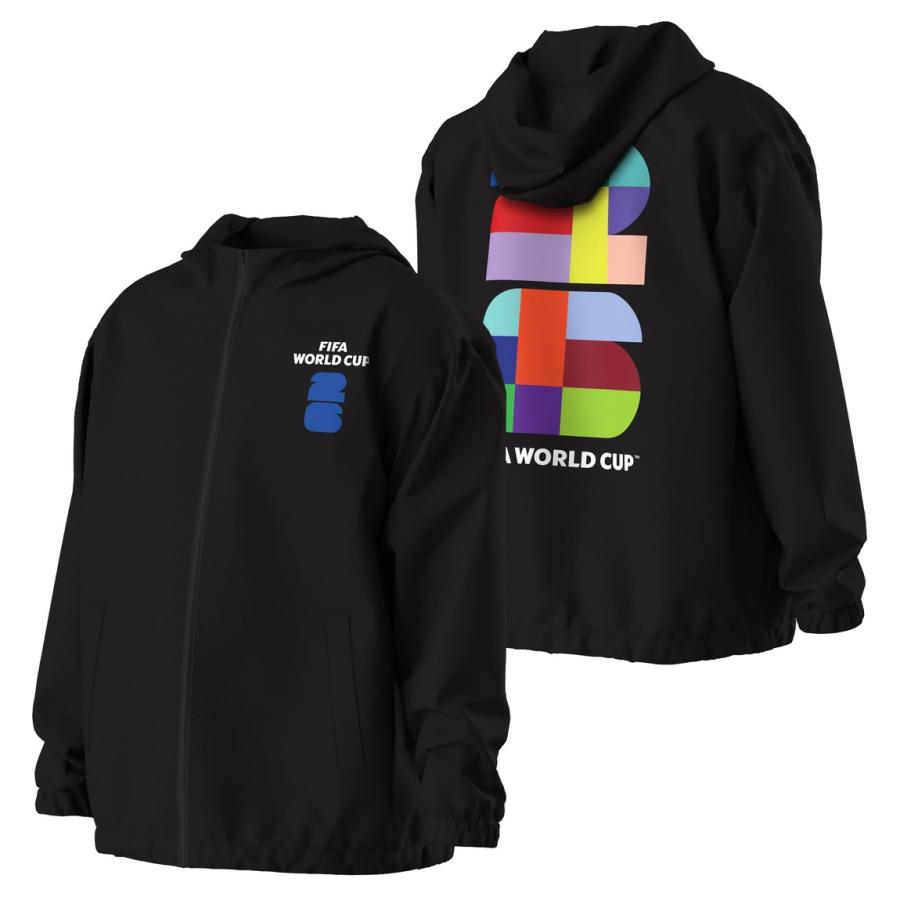 Outerstuff FIFA 2026 ワールドカップ World Cup イベント フルジップ レインジャケット ブラック サッカー フーディ |  | 02