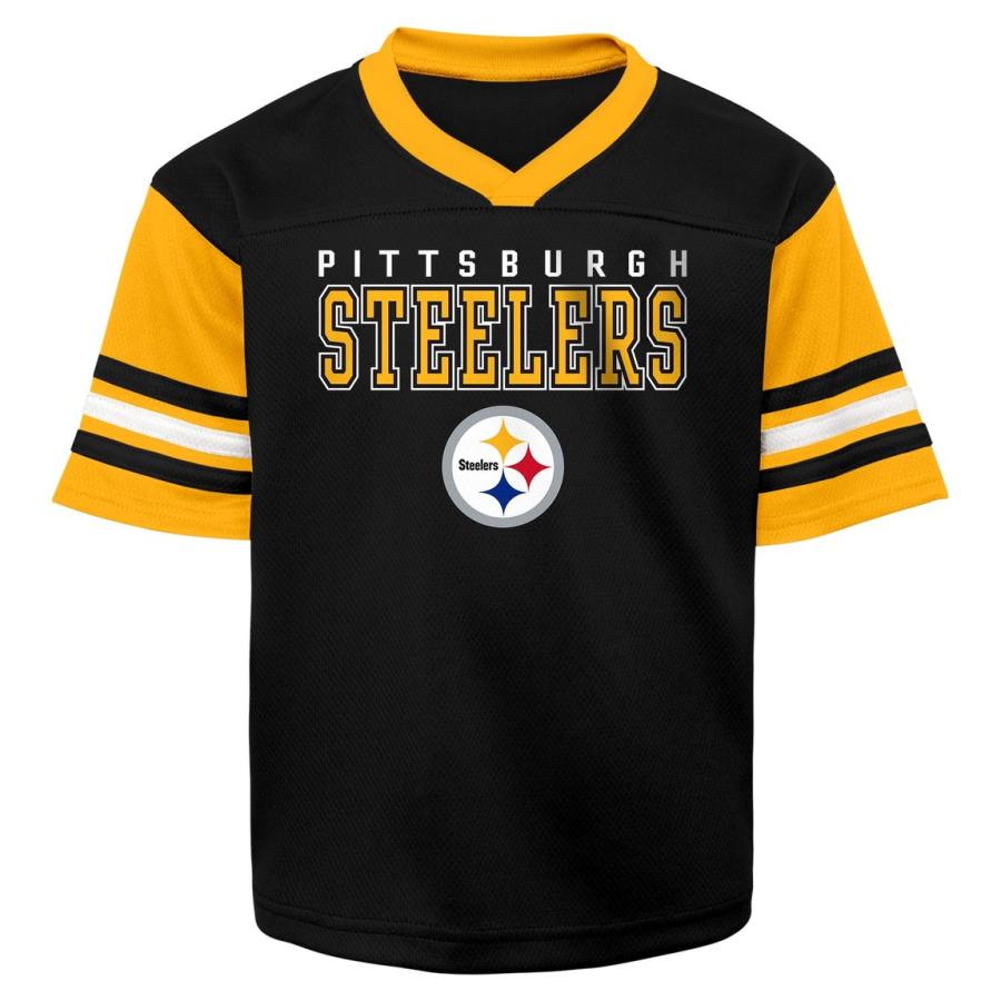 Outerstuff NFL ピッツバーグ・スティーラーズ Pittsburgh Steelers Tシャツ ジャージ ユース キッズ チームロゴ | 