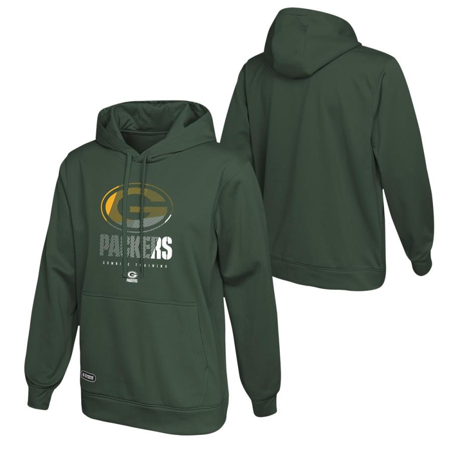 Outerstuff NFL グリーンベイ・パッカーズ Green Bay Packers プルオーバー フリース パーカー グリーン メンズ ロゴ |  | 02
