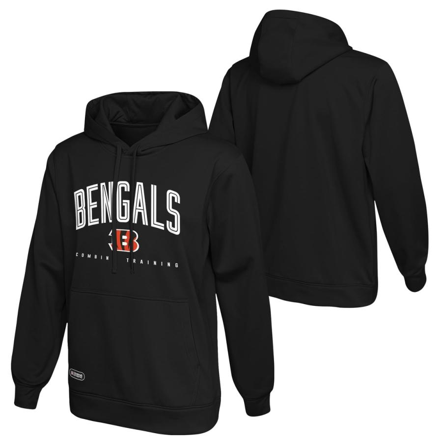 Outerstuff NFL シンシナティ・ベンガルズ Cincinnati Bengals パフォーマンスフリース パーカー チームカラー ロゴ |  | 02