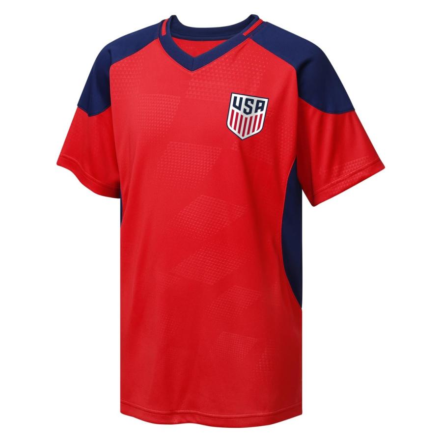 Outerstuff FIFA 2026 アメリカ代表 U.S. Soccer Federation 半袖 Tシャツ レッド キッズ | 