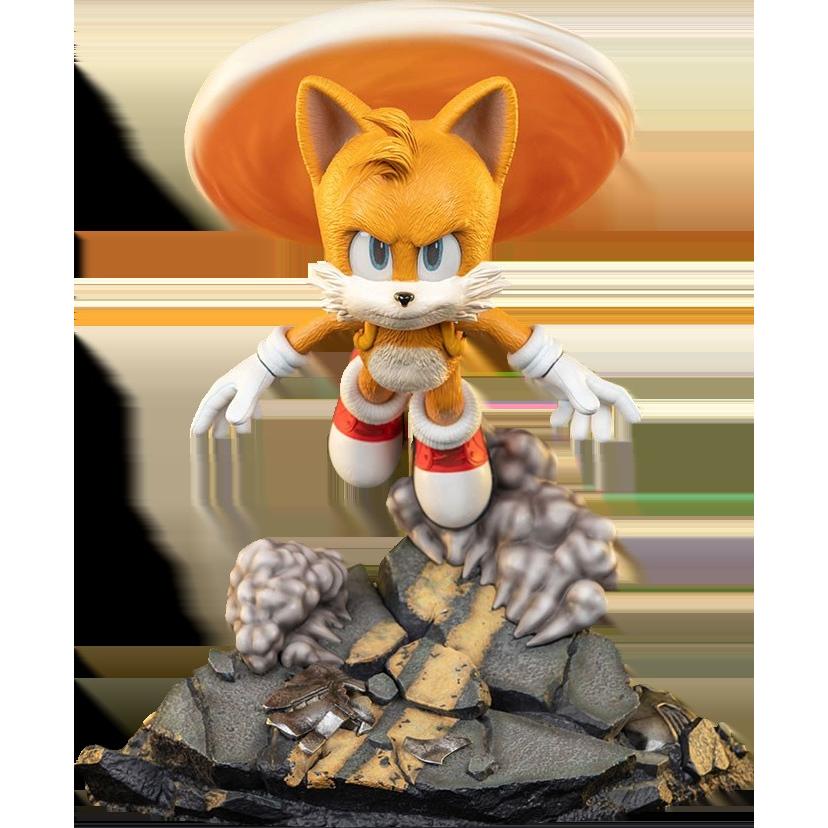 ソニック・ザ・ムービー／ソニック VS ナックルズ テイルス スタチュー 12インチ 約30cm First 4 Figures | 