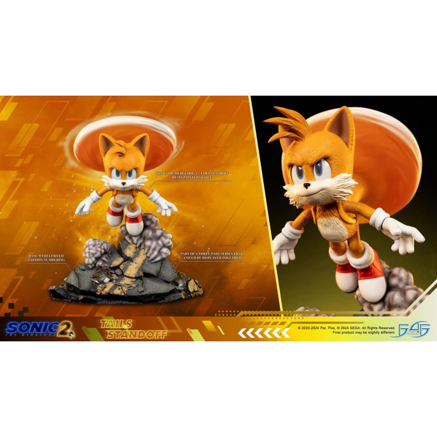 ソニック・ザ・ムービー／ソニック VS ナックルズ テイルス スタチュー 12インチ 約30cm First 4 Figures |  | 01