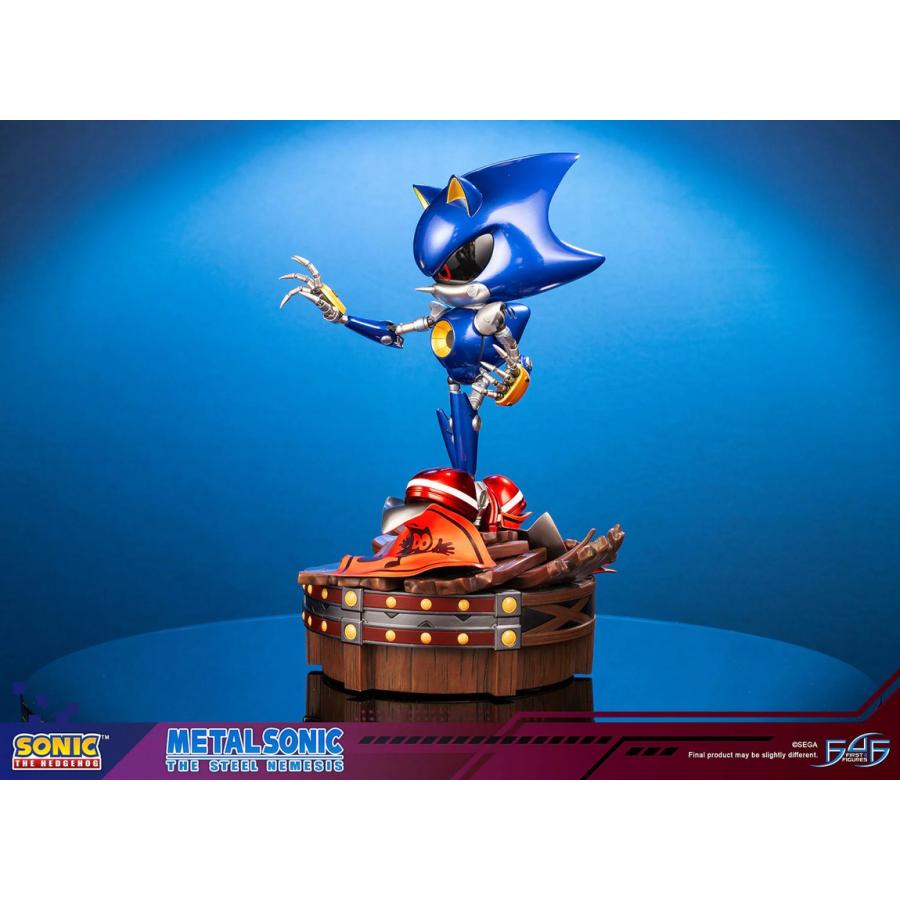 ソニック・ザ・ヘッジホッグ F4F 金属 スタチュー フィギュア ソニック・ザ・ヘッジホッグ メタルソニック スタチュー 約36cm First