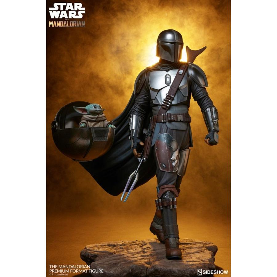 スター・ウォーズ：マンダロリアン マンダロリアン＆ザ・チャイルド プレミアム・フォーマット・スタチュー 約51cm Sideshow |  | 01