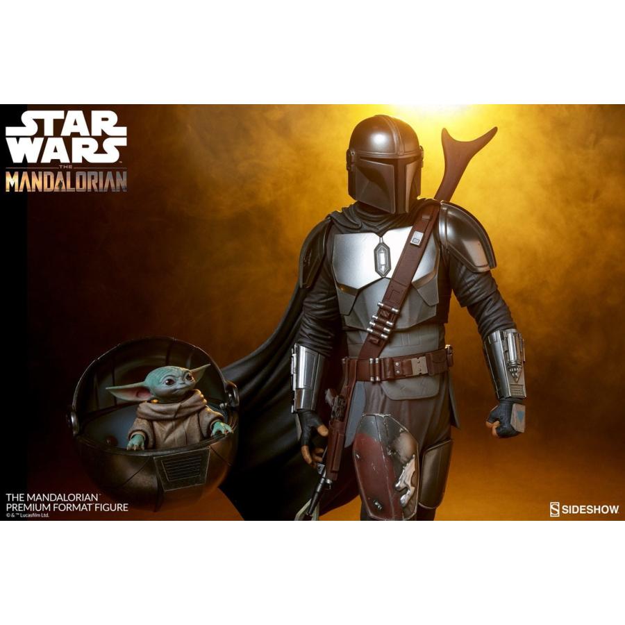 スター・ウォーズ：マンダロリアン マンダロリアン＆ザ・チャイルド プレミアム・フォーマット・スタチュー 約51cm Sideshow |  | 02