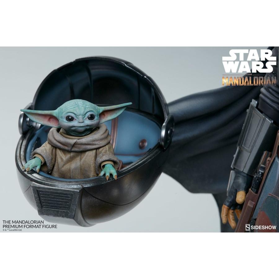 スター・ウォーズ：マンダロリアン マンダロリアン＆ザ・チャイルド プレミアム・フォーマット・スタチュー 約51cm Sideshow |  | 05